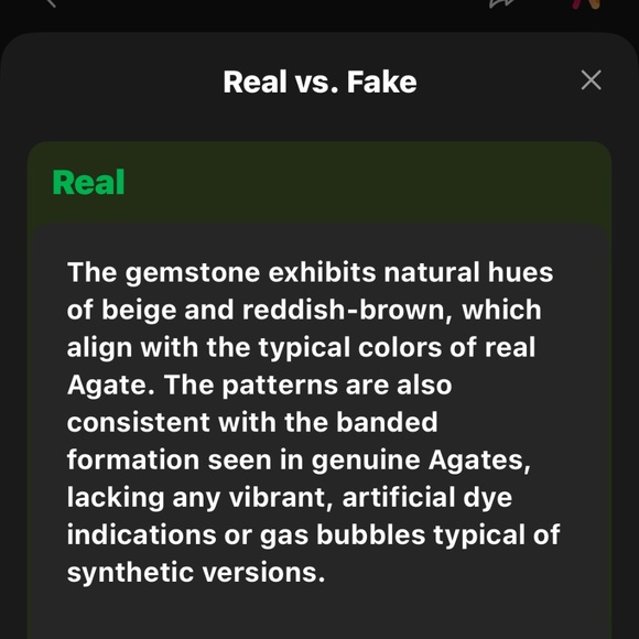 Orange/Tan/Cream/White Banded Agate Sphere & Small Carnelian Eye - Picture 10 of 10